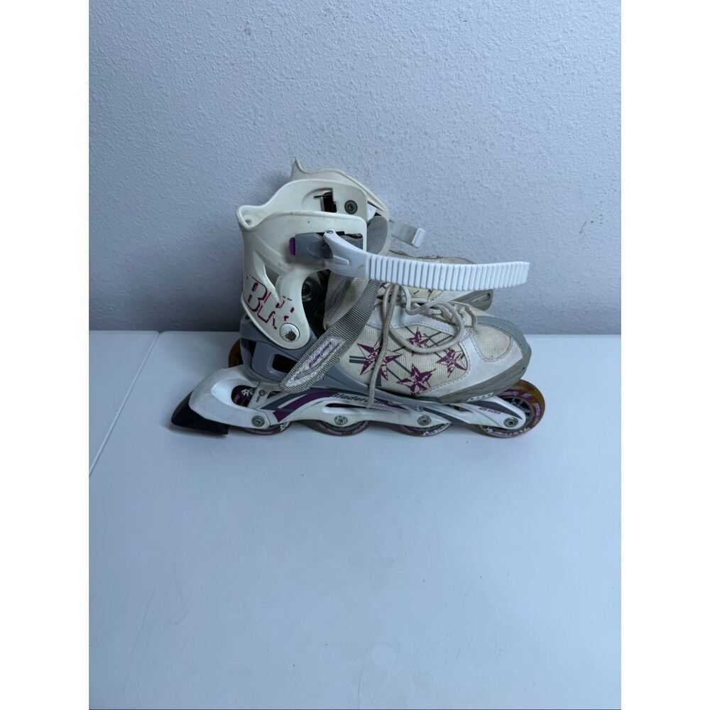Bladerunner Phaser Adjustable Rollerblades Sizes 5-8 White & Purple - Picture 6 of 6